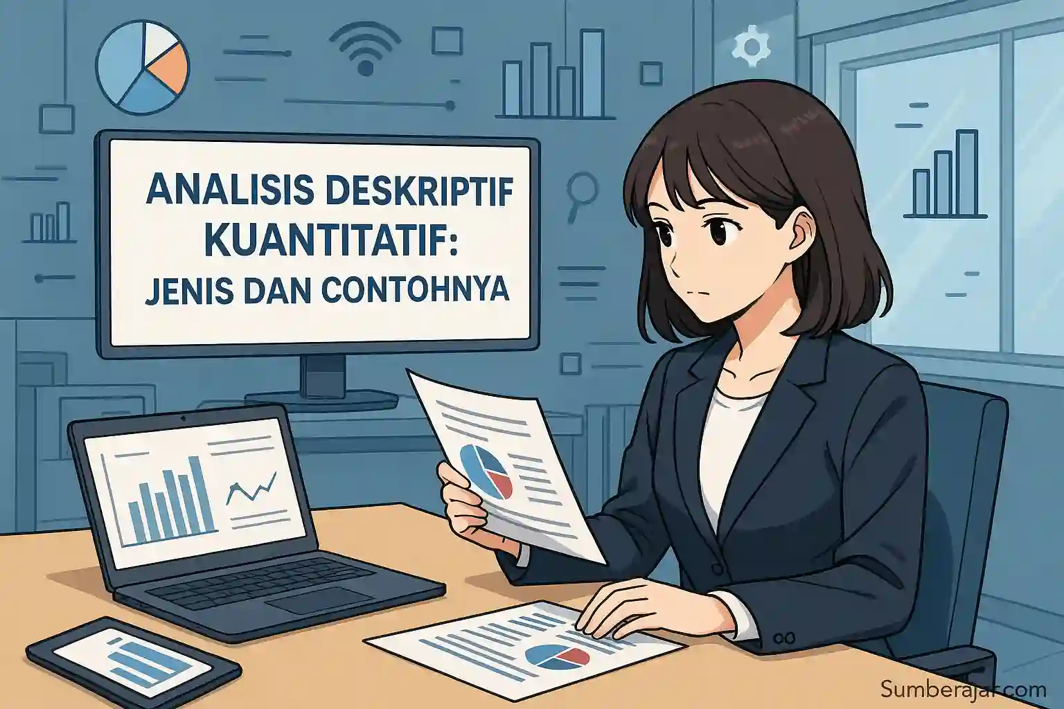 Analisis Deskriptif Kuantitatif: Jenis dan Contohnya - SumberAjar.com Analisis Deskriptif Kuantitatif: Jenis dan Contohnya - SumberAjar.com
