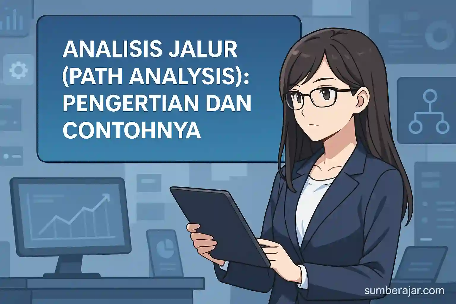Analisis Jalur (Path Analysis): Pengertian dan Contohnya - SumberAjar.com Analisis Jalur (Path Analysis): Pengertian dan Contohnya - SumberAjar.com