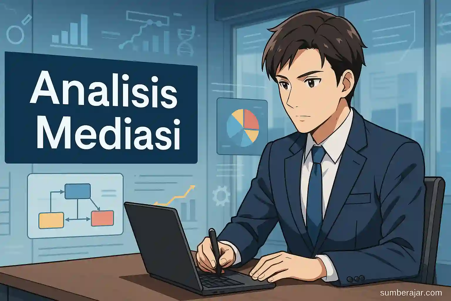 Analisis Mediasi: Definisi dan Contoh dalam Penelitian - SumberAjar.com