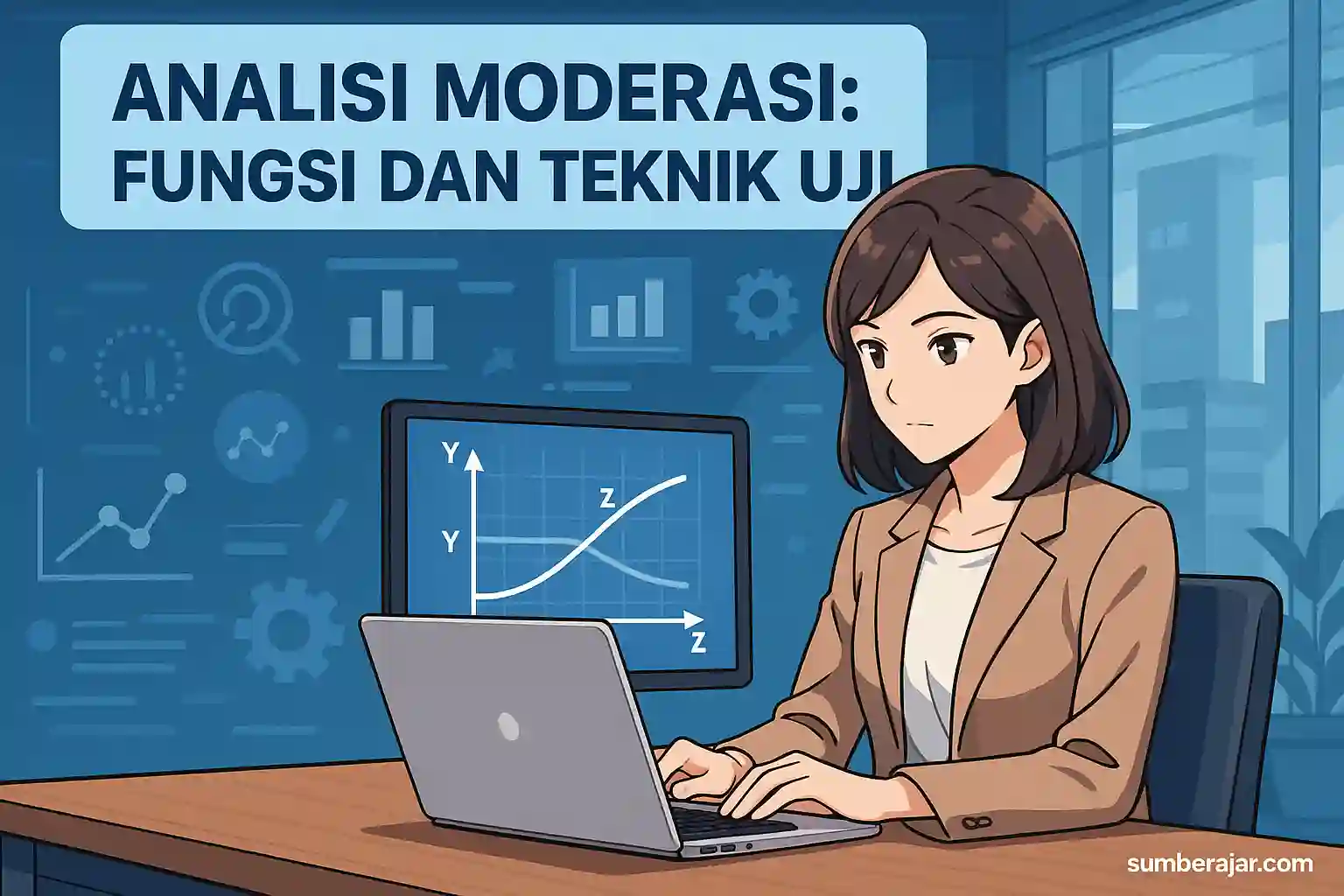 Analisis Moderasi: Fungsi dan Teknik Uji - SumberAjar.com Analisis Moderasi: Fungsi dan Teknik Uji - SumberAjar.com