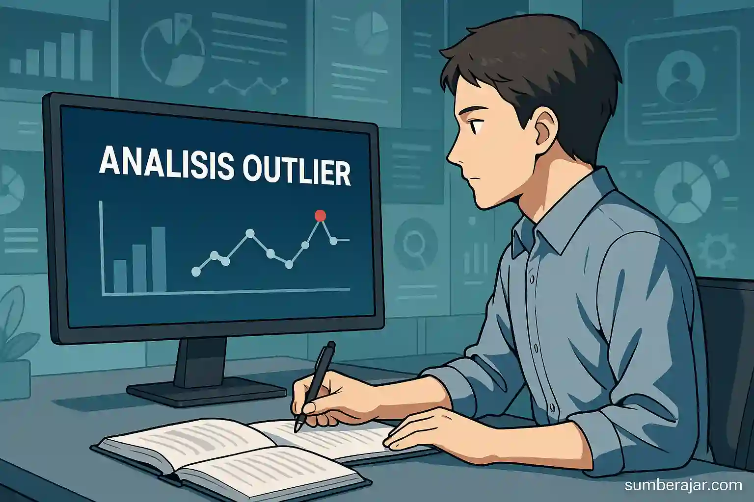 Analisis Outlier: Cara Deteksi dan Penanganannya - SumberAjar.com Analisis Outlier: Cara Deteksi dan Penanganannya - SumberAjar.com