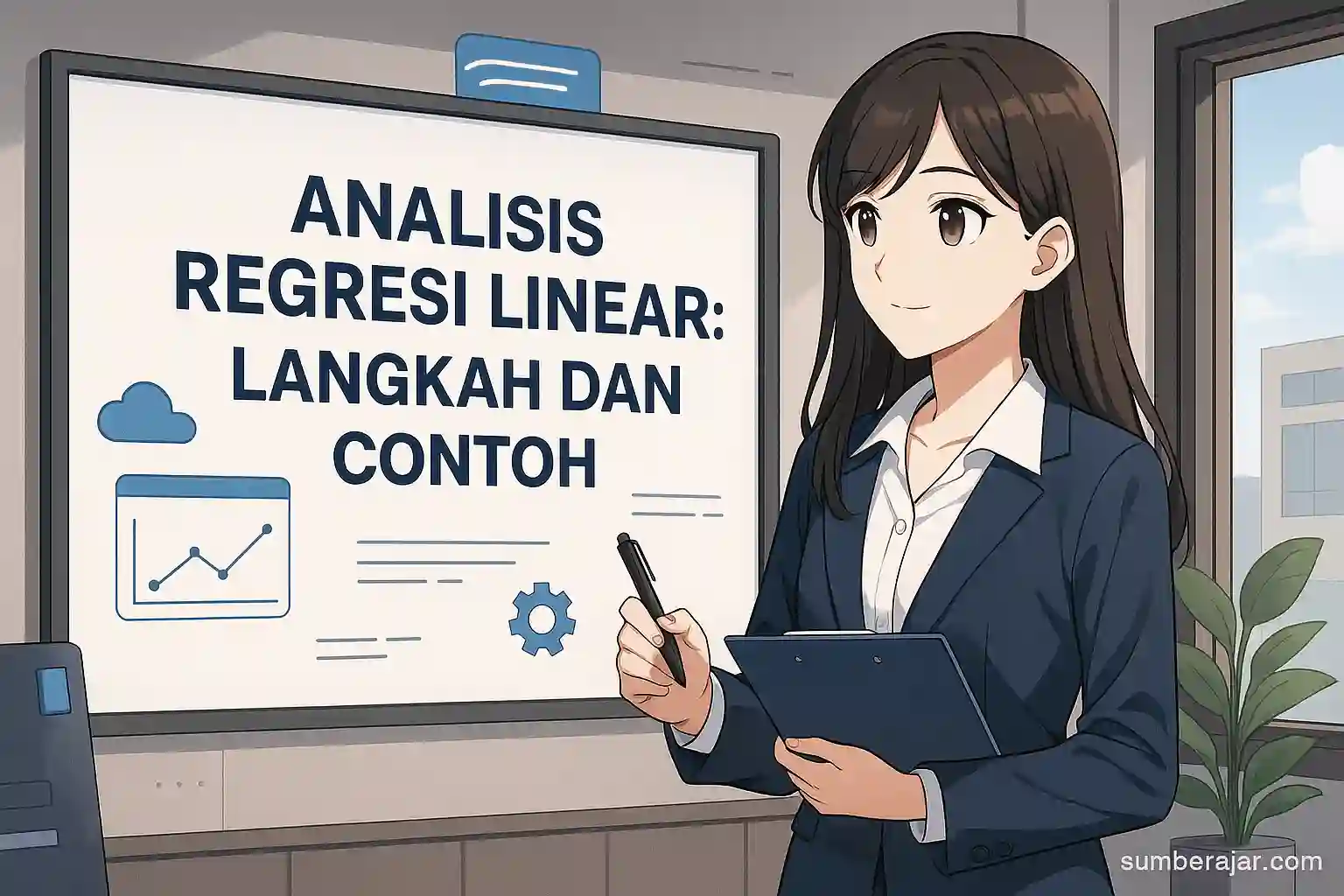 Analisis Regresi Linear: Langkah dan Contoh - SumberAjar.com