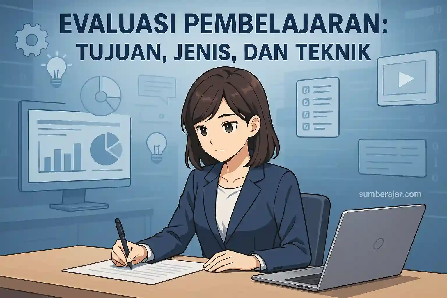 Evaluasi Pembelajaran: Tujuan, Jenis, dan Teknik - SumberAjar.com