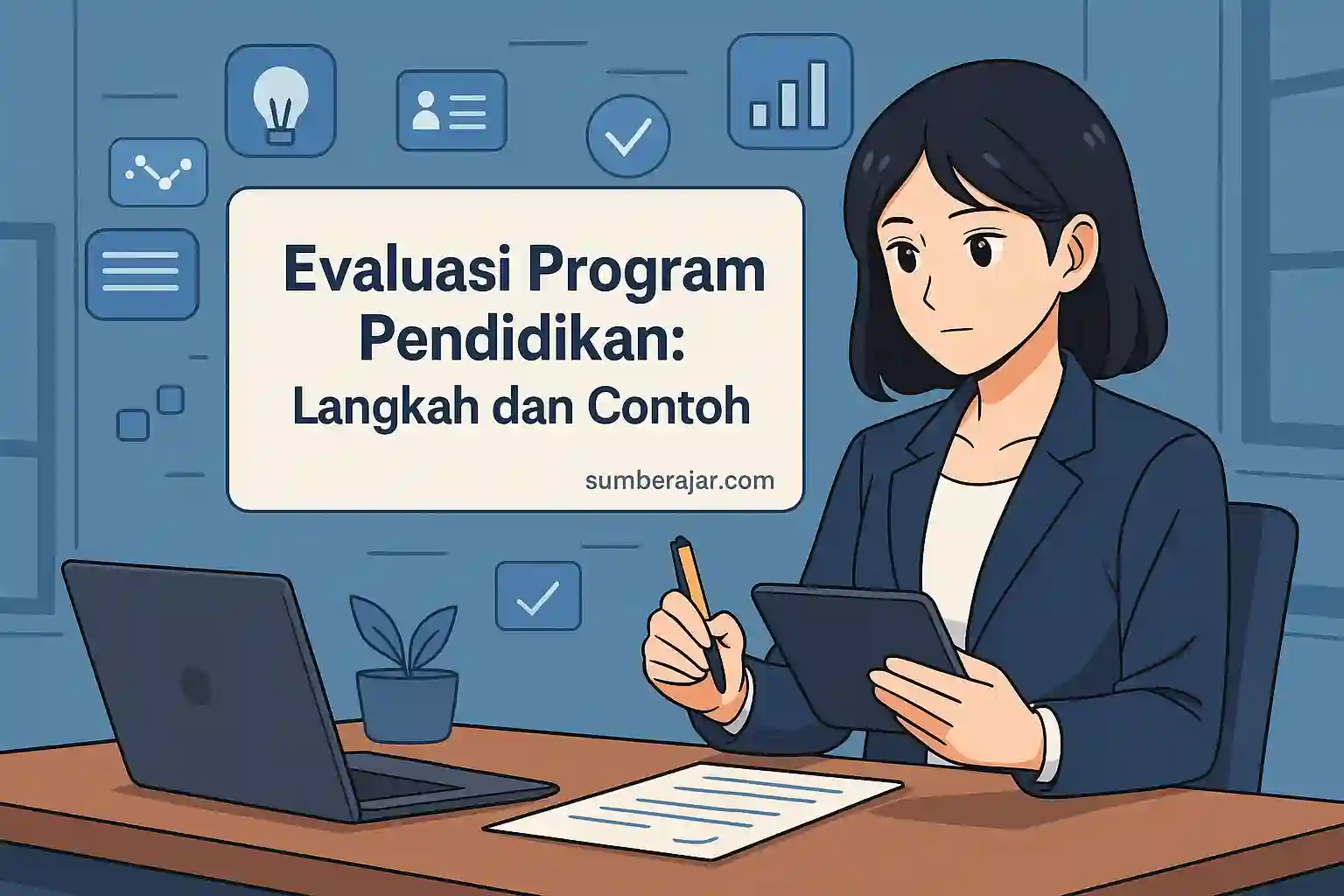 Evaluasi Program Pendidikan: Langkah dan Contoh - SumberAjar.com