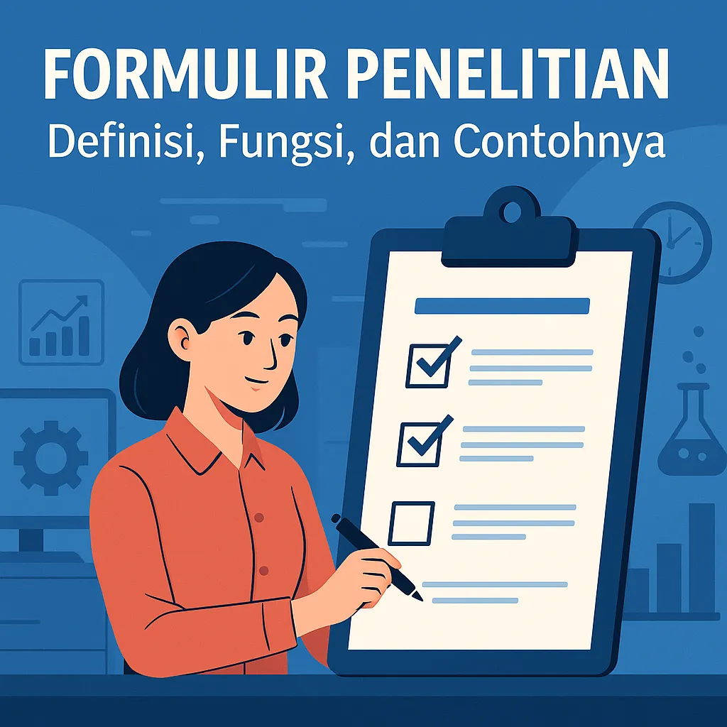 Formulir Penelitian: Definisi, Fungsi, dan Contohnya - SumberAjar.com