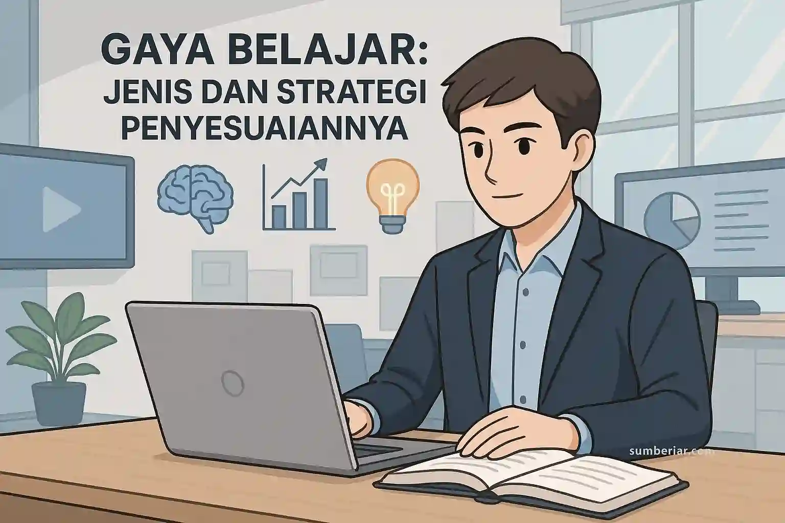 Gaya Belajar: Jenis dan Strategi Penyesuaiannya - SumberAjar.com