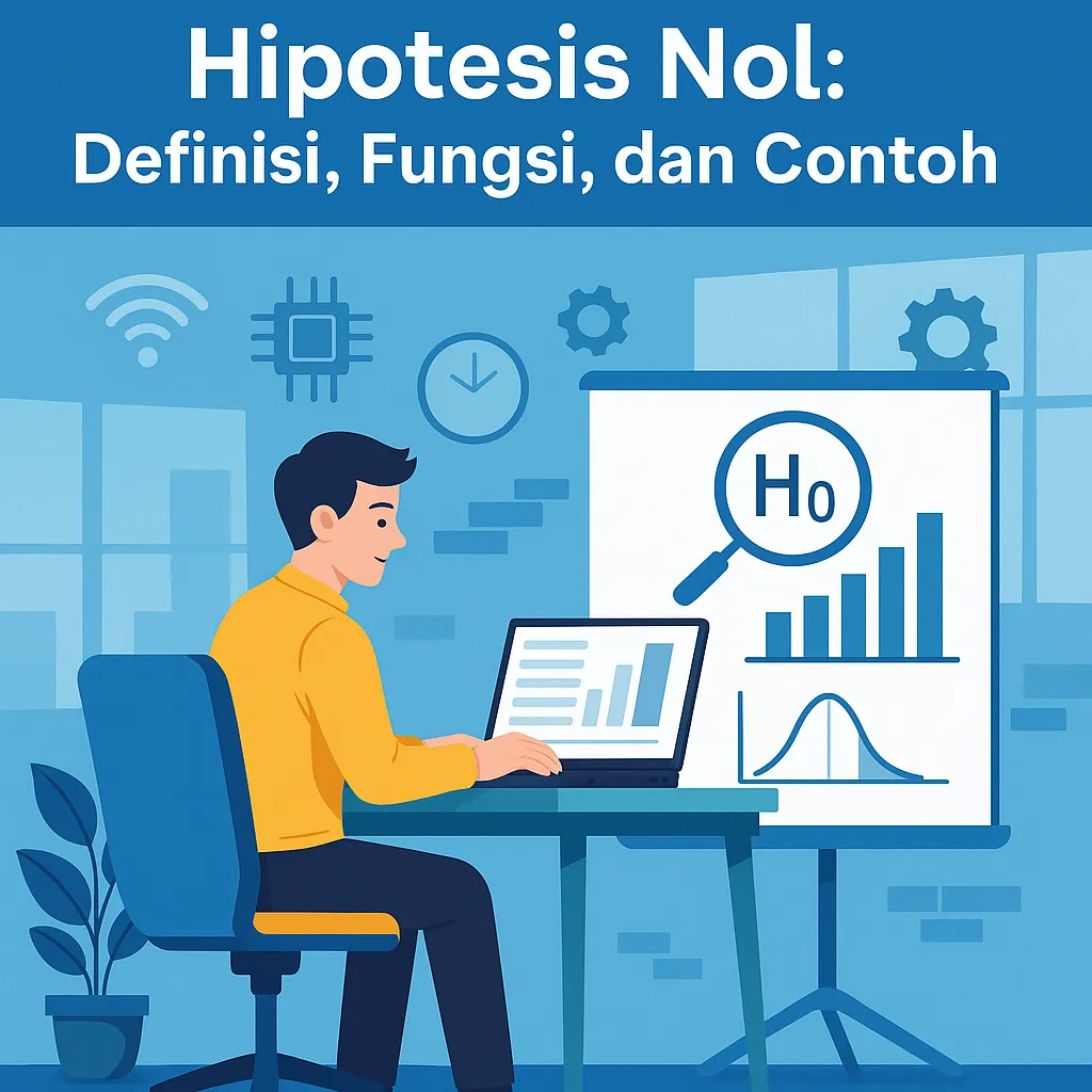 Hipotesis Nol: Definisi, Fungsi, dan Contoh dalam Statistik - SumberAjar.com