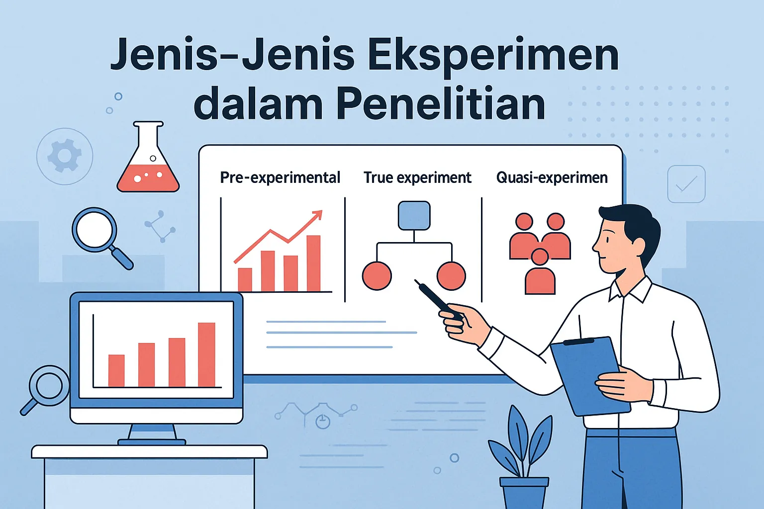 Jenis-Jenis Eksperimen dalam Penelitian - SumberAjar.com