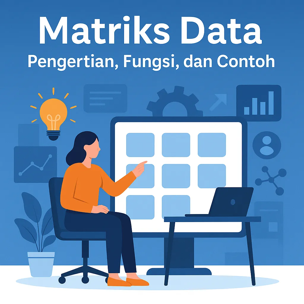 Matriks Data: Pengertian, Fungsi, dan Contoh dalam Analisis Ilmiah - SumberAjar.com