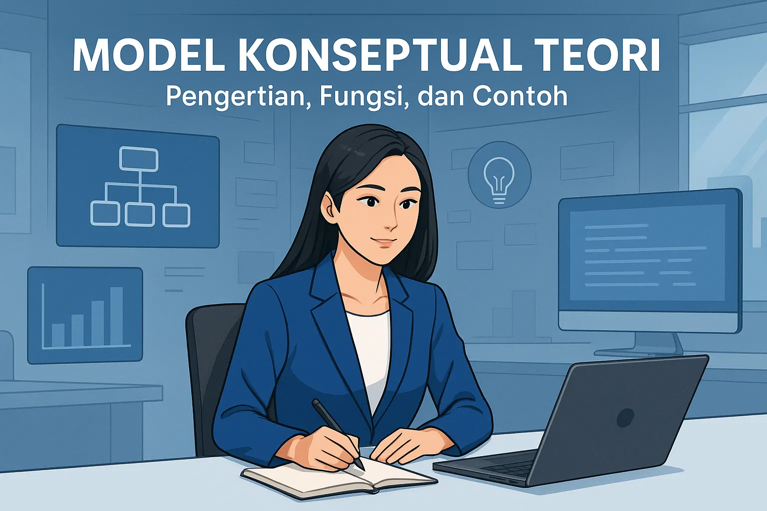 Model Konseptual Teori: Pengertian, Fungsi, dan Contoh - SumberAjar.com