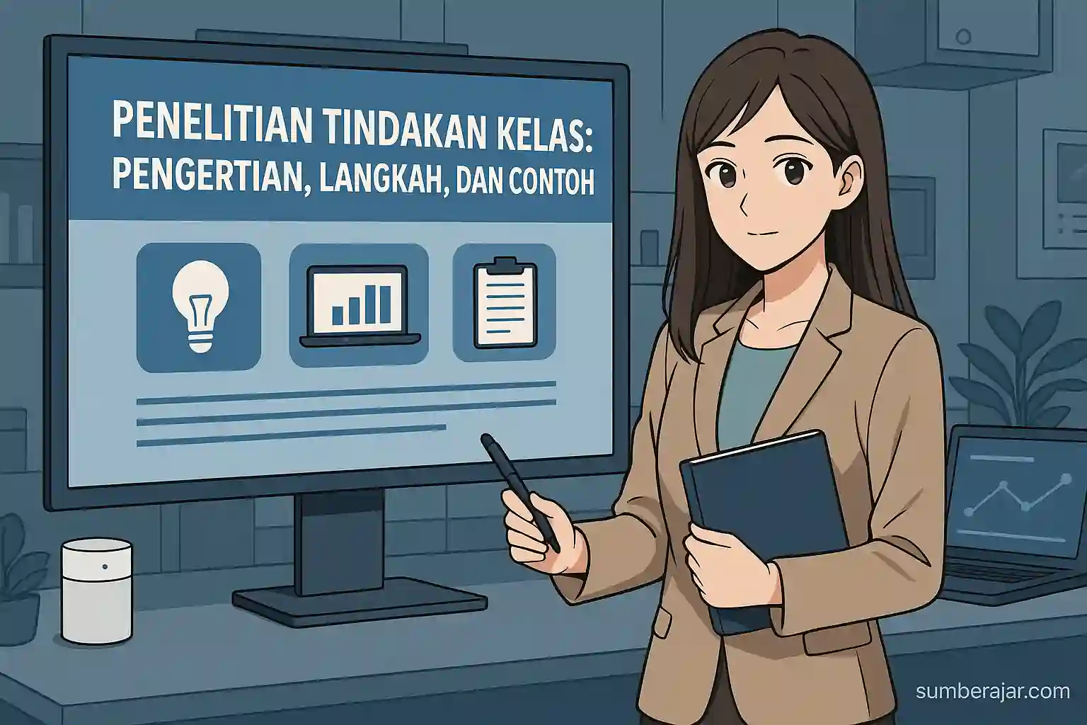 Penelitian Tindakan Kelas: Pengertian, Langkah, dan Contoh - SumberAjar.com