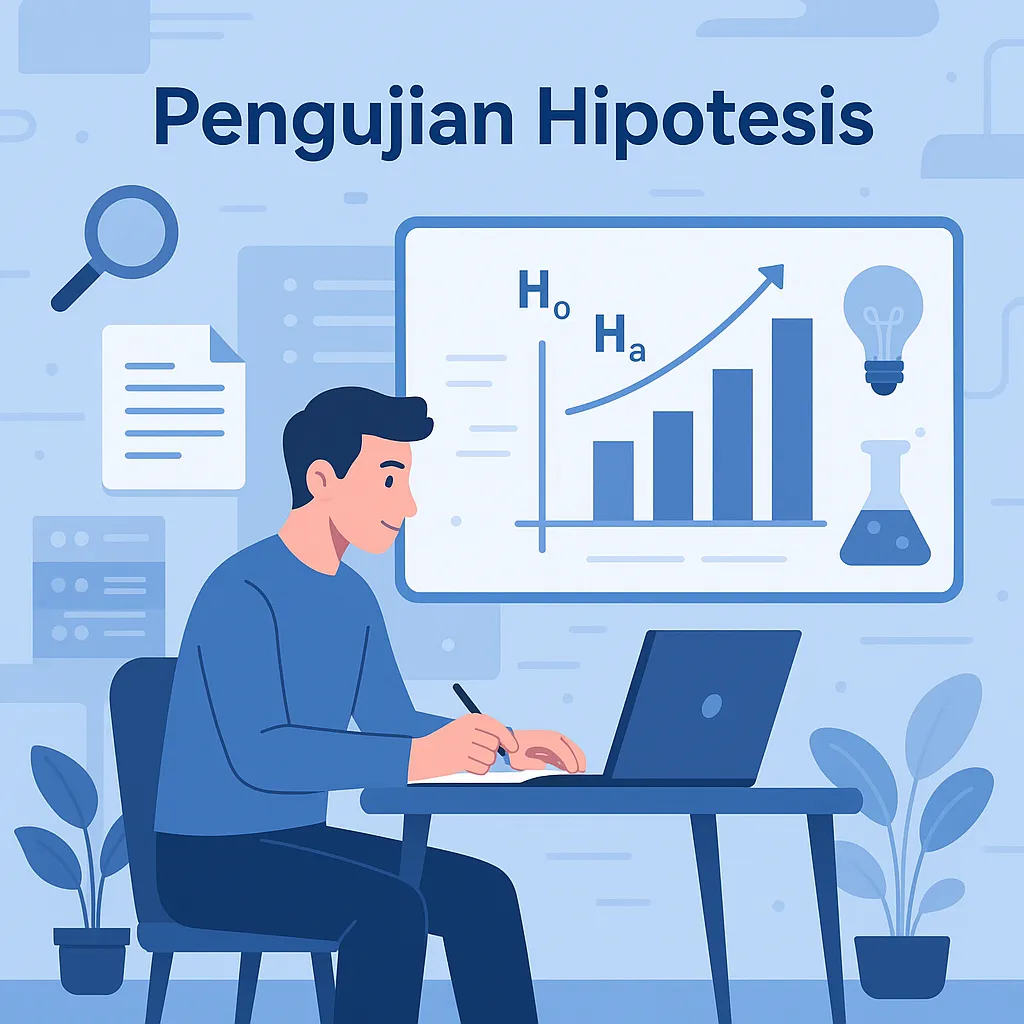 Pengujian Hipotesis: Langkah, Jenis, dan Contoh - SumberAjar.com Pengujian Hipotesis: Langkah, Jenis, dan Contoh - SumberAjar.com