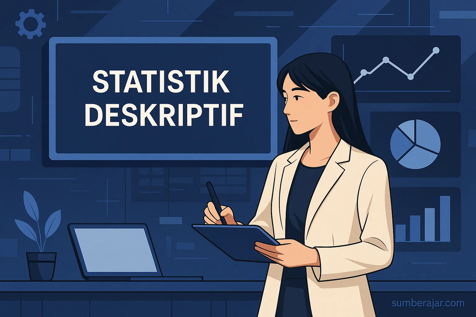 Statistik Deskriptif: Pengertian, Jenis, dan Contohnya - SumberAjar.com