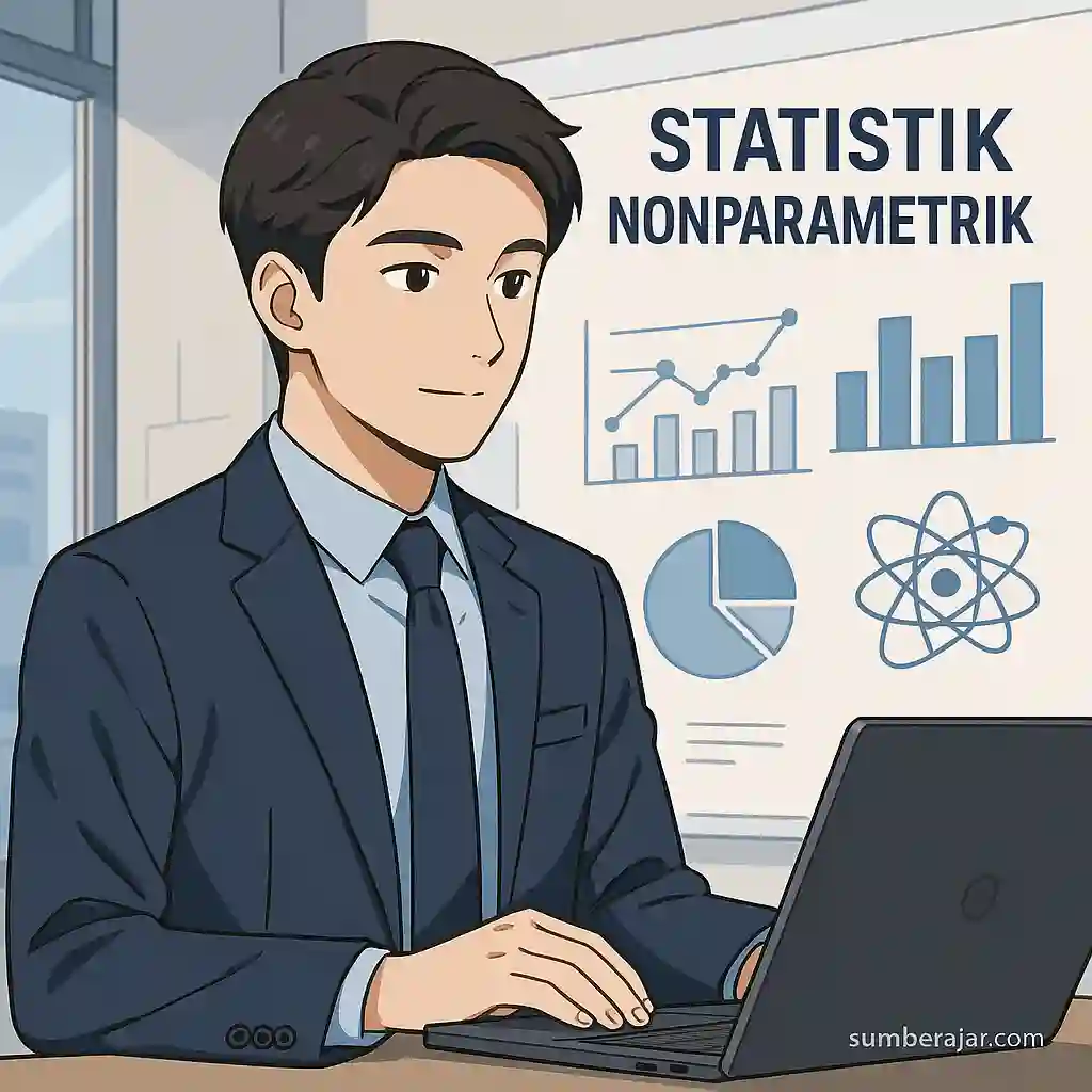 Statistik Nonparametrik: Definisi dan Contoh Penggunaan - SumberAjar.com Statistik Nonparametrik: Definisi dan Contoh Penggunaan - SumberAjar.com