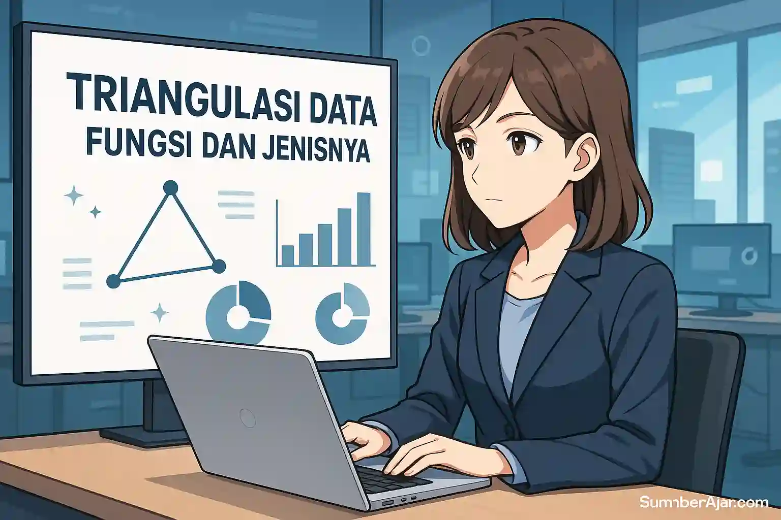 Triangulasi Data: Fungsi dan Jenisnya - SumberAjar.com Triangulasi Data: Fungsi dan Jenisnya - SumberAjar.com