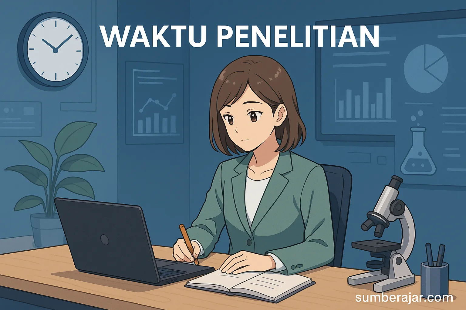 Waktu Penelitian: Pengertian, Fungsi, dan Contohnya - SumberAjar.com Waktu Penelitian: Pengertian, Fungsi, dan Contohnya - SumberAjar.com