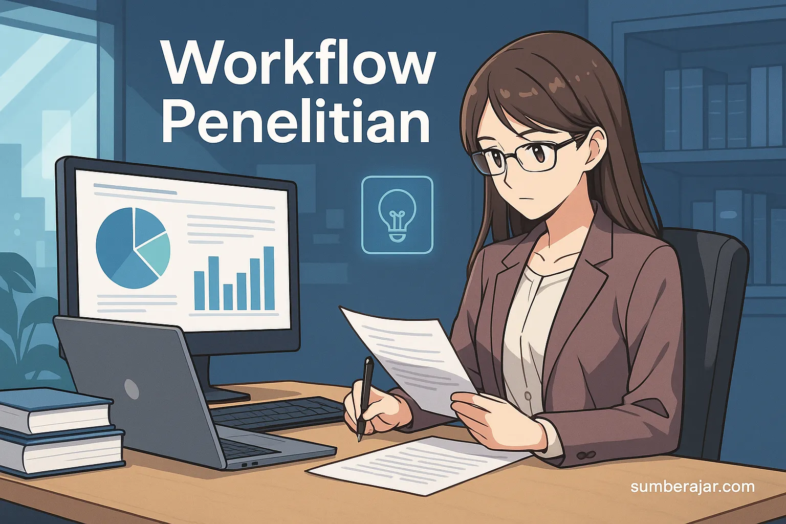 Workflow Penelitian: Pengertian, Tahapan, dan Contohnya - SumberAjar.com Workflow Penelitian: Pengertian, Tahapan, dan Contohnya - SumberAjar.com