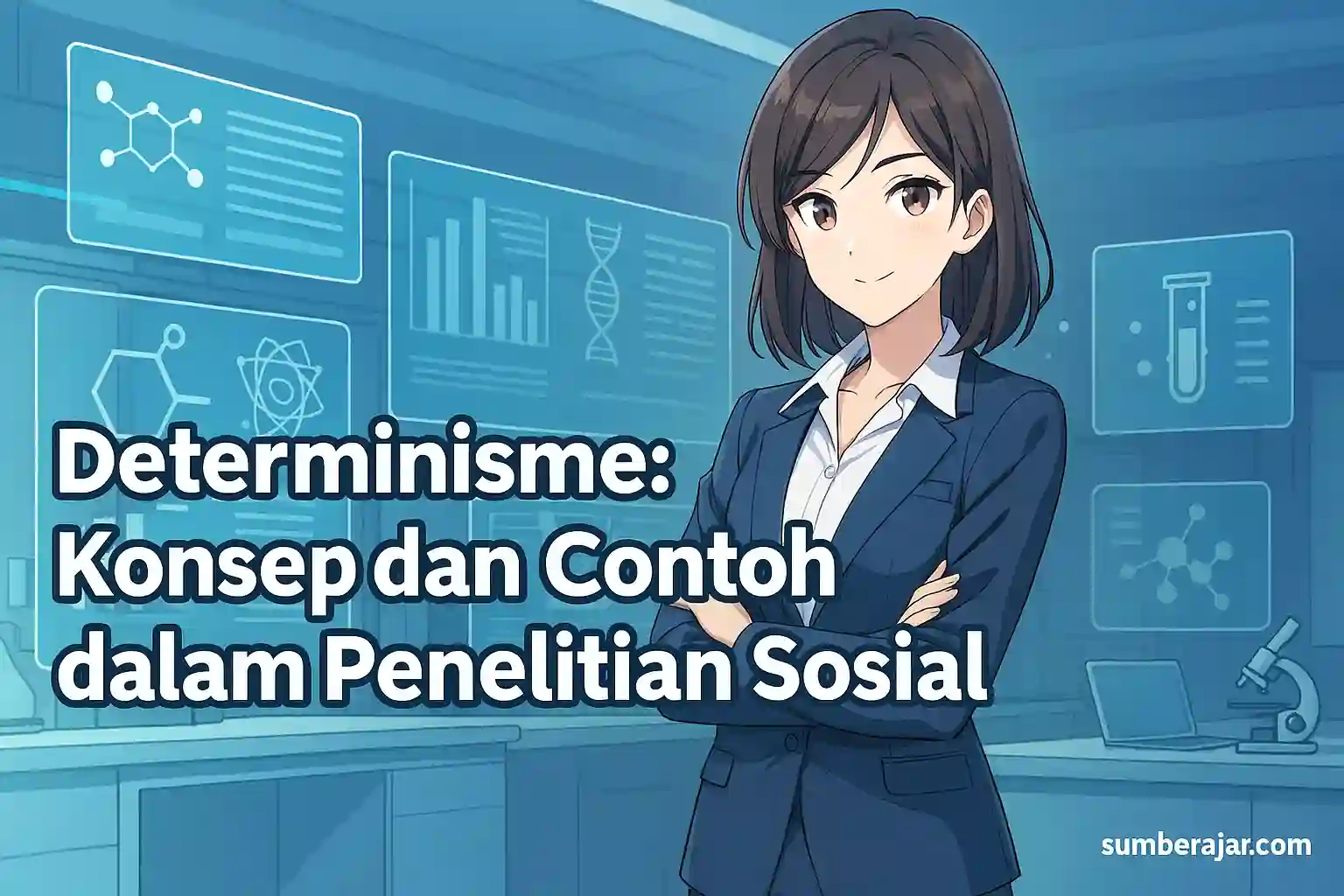 Determinisme: Konsep dan Contoh dalam Penelitian Sosial - SumberAjar.com Determinisme: Konsep dan Contoh dalam Penelitian Sosial - SumberAjar.com