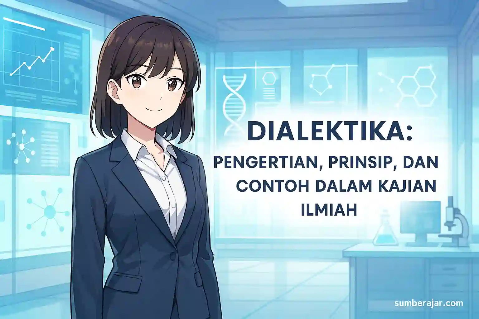 Dialektika Pengertian, Prinsip, dan Contoh dalam Kajian Ilmiah - SumberAjar.com