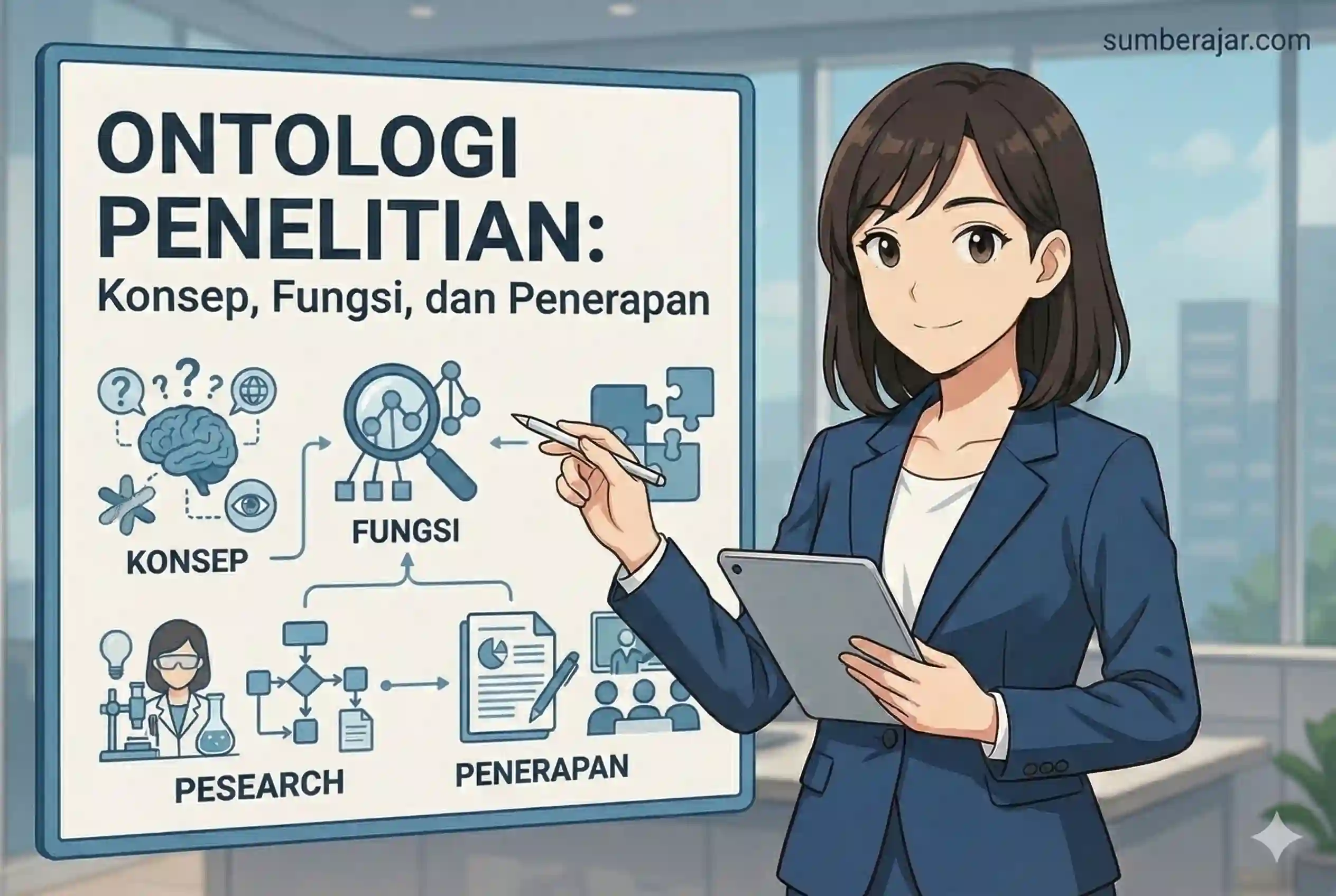 Ontologi Penelitian: Konsep, Fungsi, dan Penerapan - SumberAjar.com