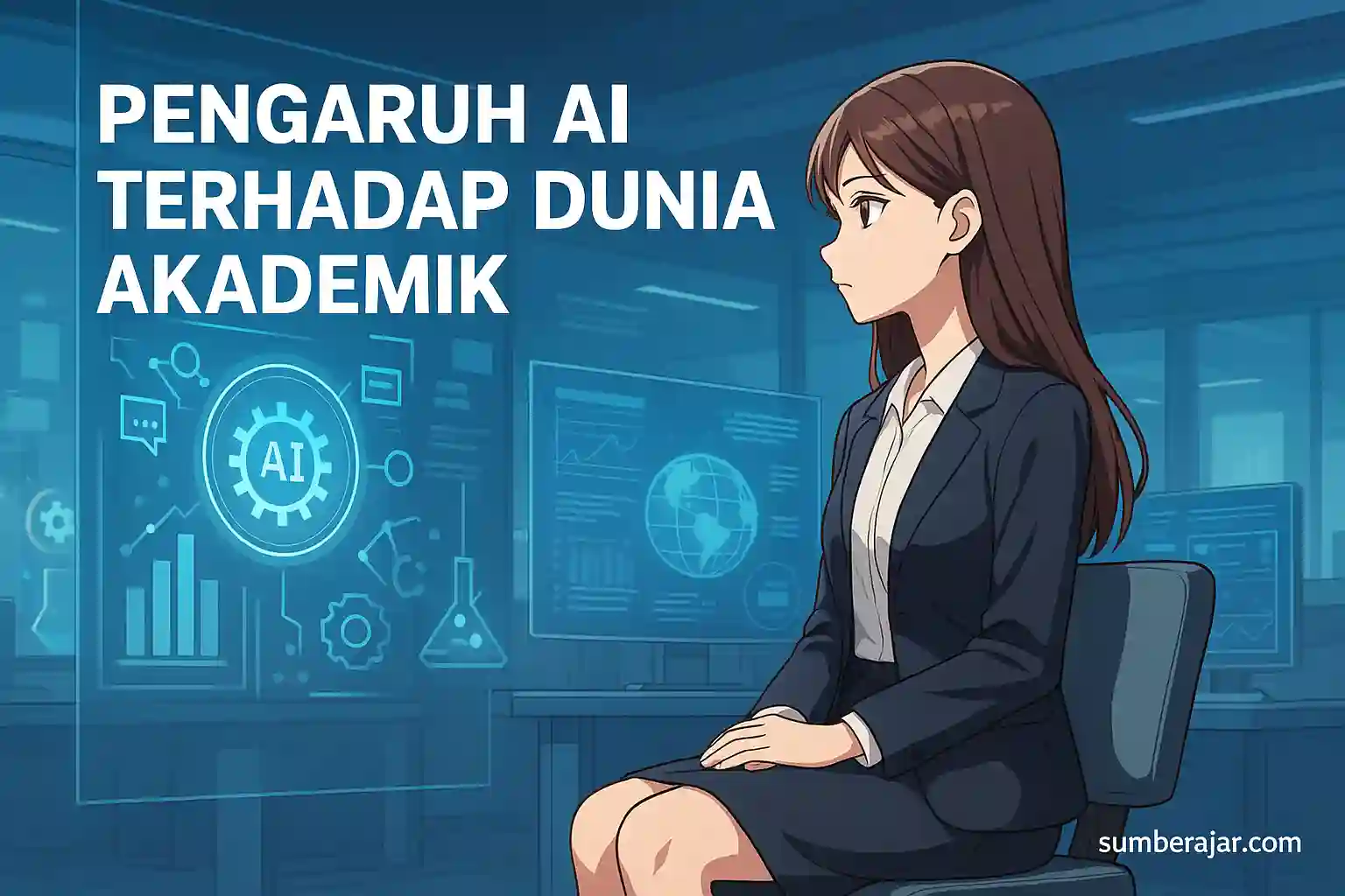 Pengaruh AI terhadap Dunia Akademik - SumberAjar.com