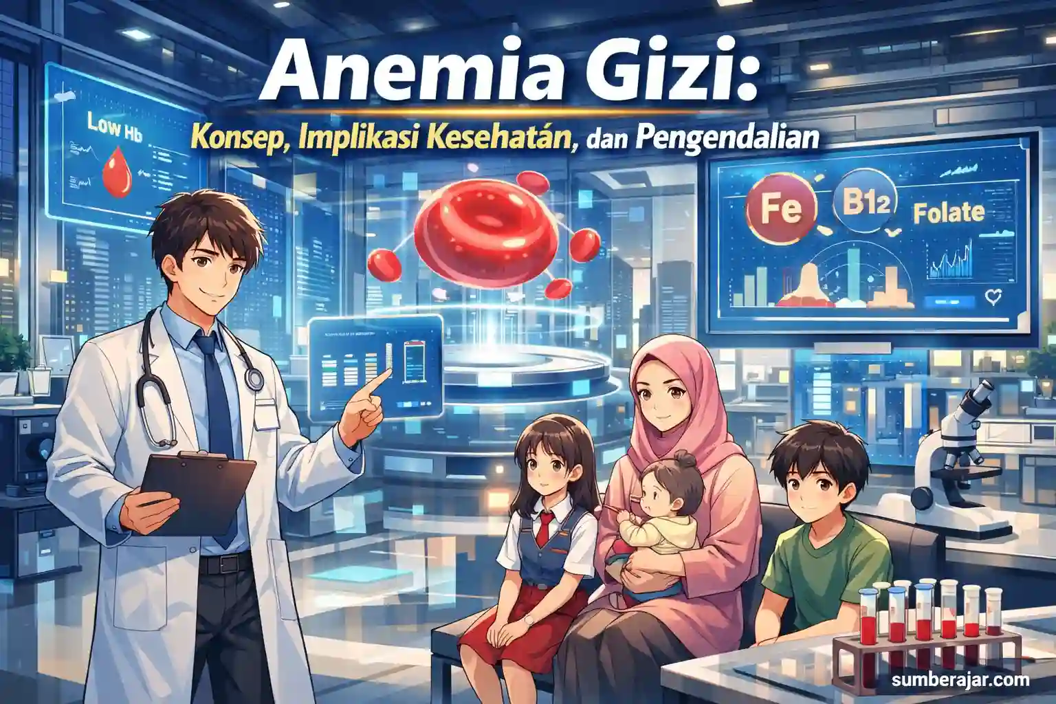 Anemia Gizi: Konsep, Implikasi Kesehatan, dan Pengendalian