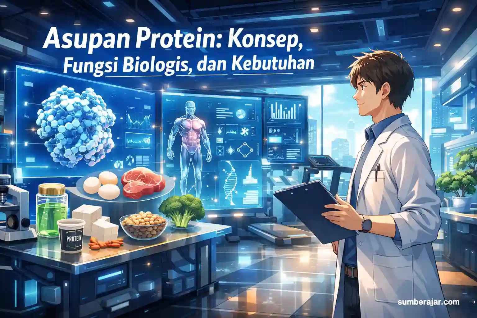 Asupan Protein: Konsep, Fungsi Biologis, dan Kebutuhan