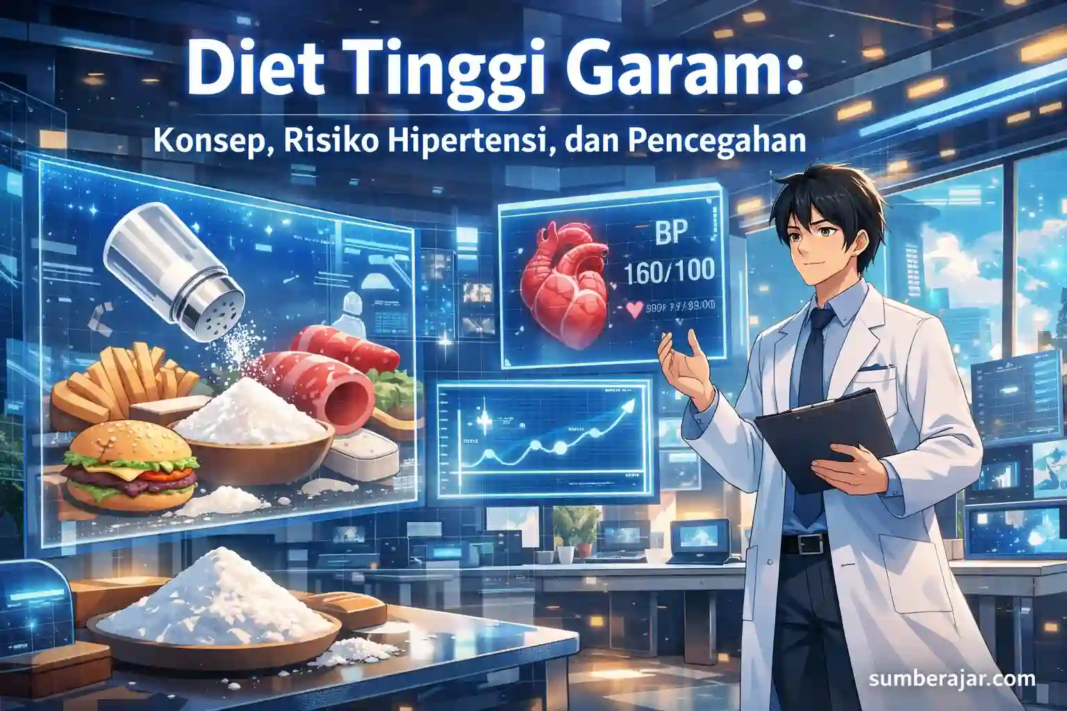 Diet Tinggi Garam: Konsep, Risiko Hipertensi, dan Pencegahan
