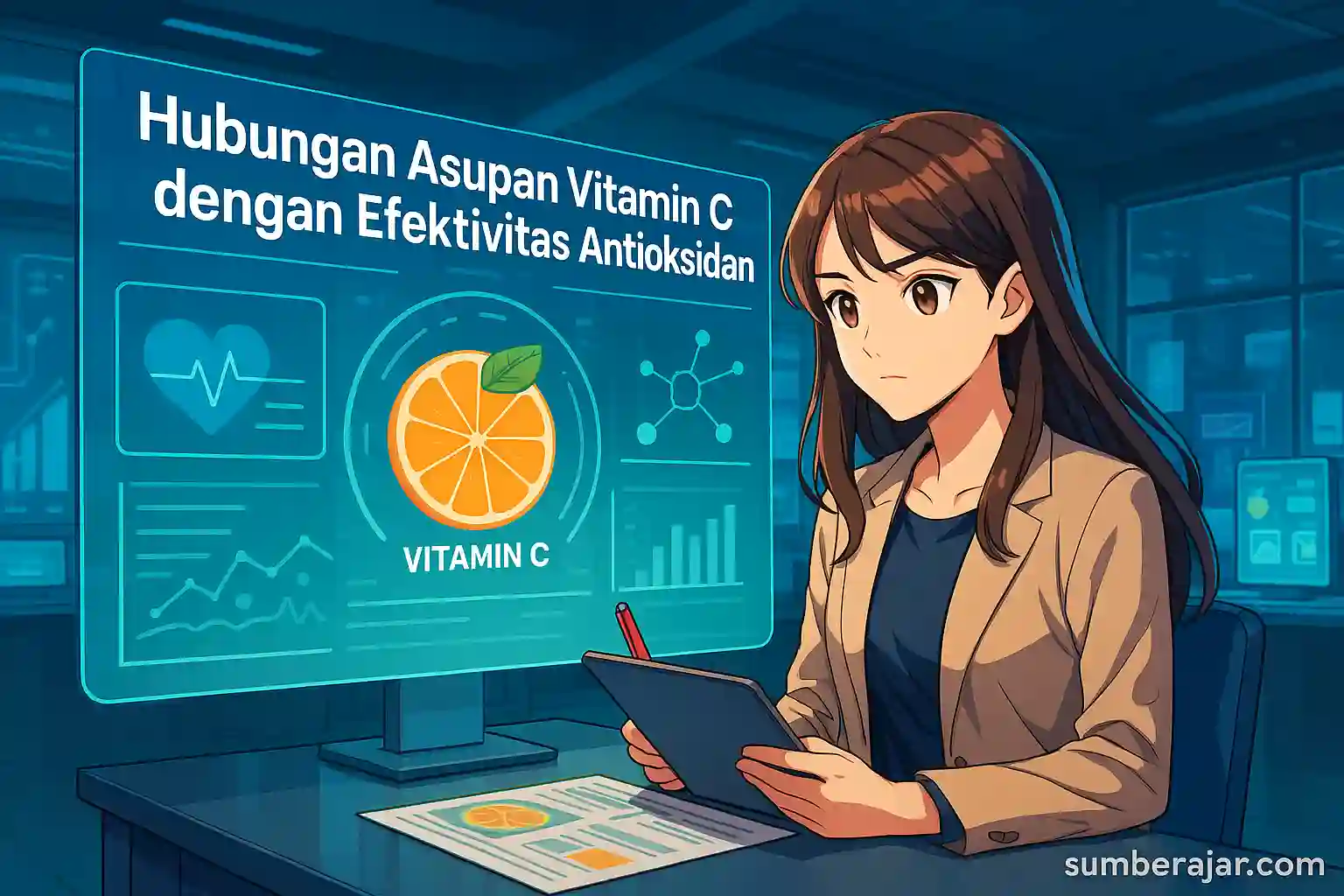 Hubungan Asupan Vitamin C dengan Efektivitas Antioksidan