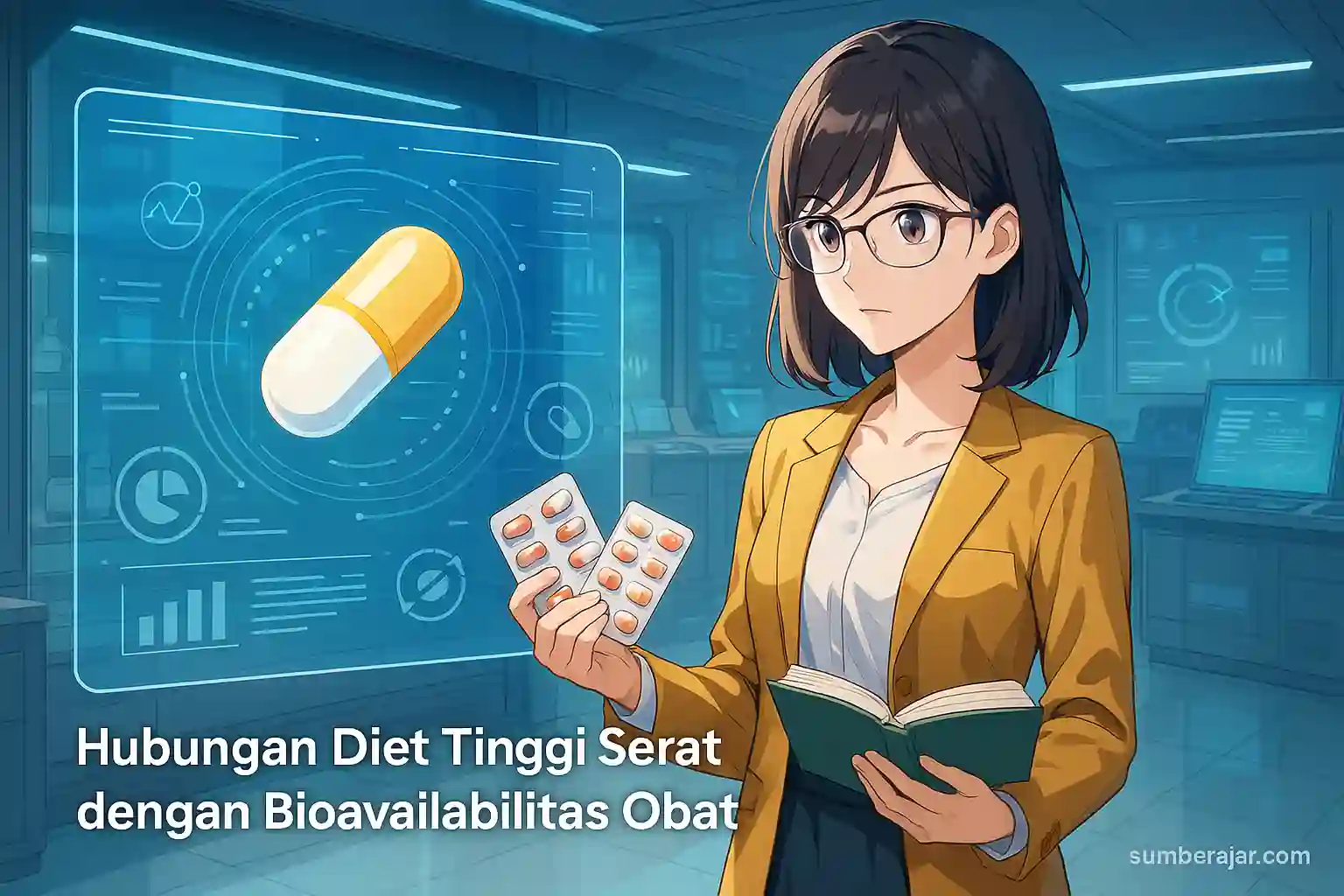 Hubungan Diet Tinggi Serat dengan Bioavailabilitas Obat