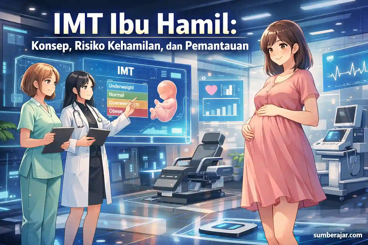 IMT Ibu Hamil: Konsep, Risiko Kehamilan, dan Pemantauan