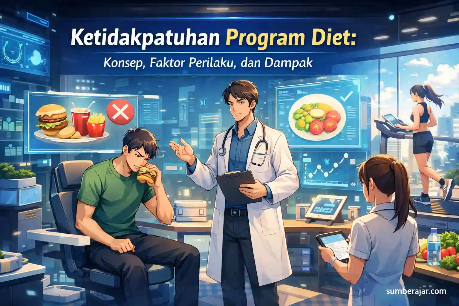Ketidakpatuhan Program Diet: Konsep, Faktor Perilaku, dan Dampak