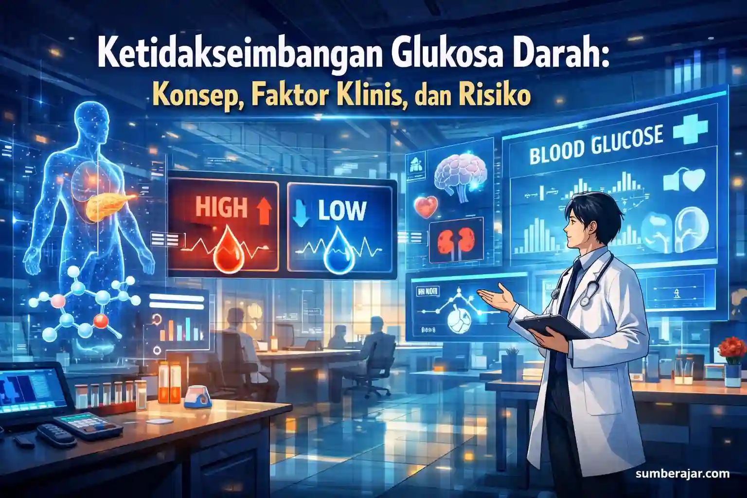Ketidakseimbangan Glukosa Darah: Konsep, Faktor Klinis, dan Risiko