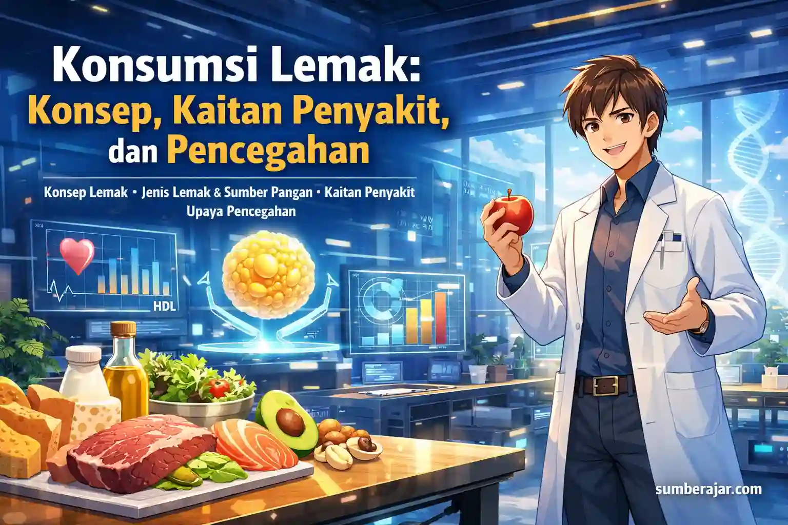 Konsumsi Lemak: Konsep, Kaitan Penyakit, dan Pencegahan