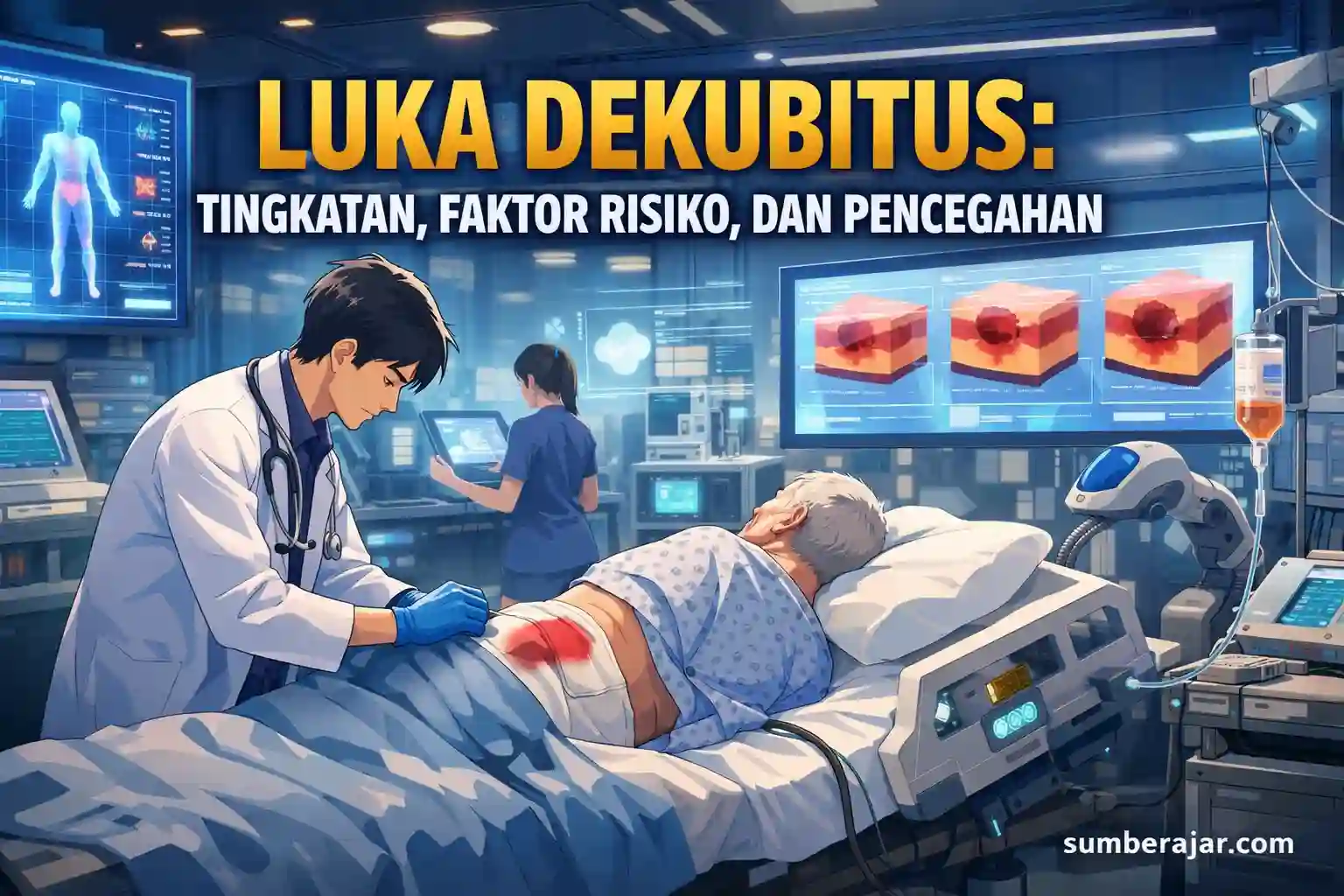 Luka Dekubitus: Tingkatan, Faktor Risiko, dan Pencegahan