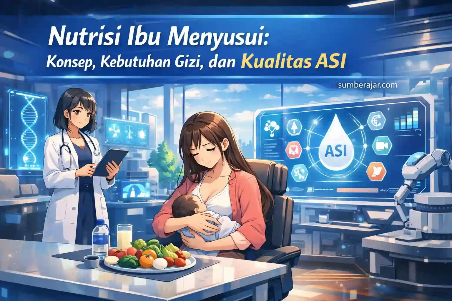 Nutrisi Ibu Menyusui: Konsep, Kebutuhan Gizi, dan Kualitas ASI