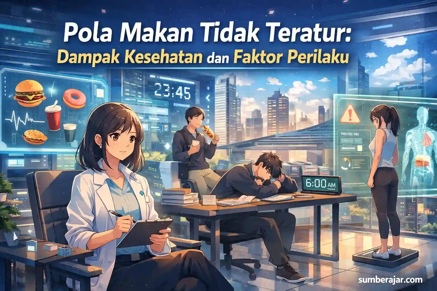 Pola Makan Tidak Teratur: Dampak Kesehatan dan Faktor Perilaku