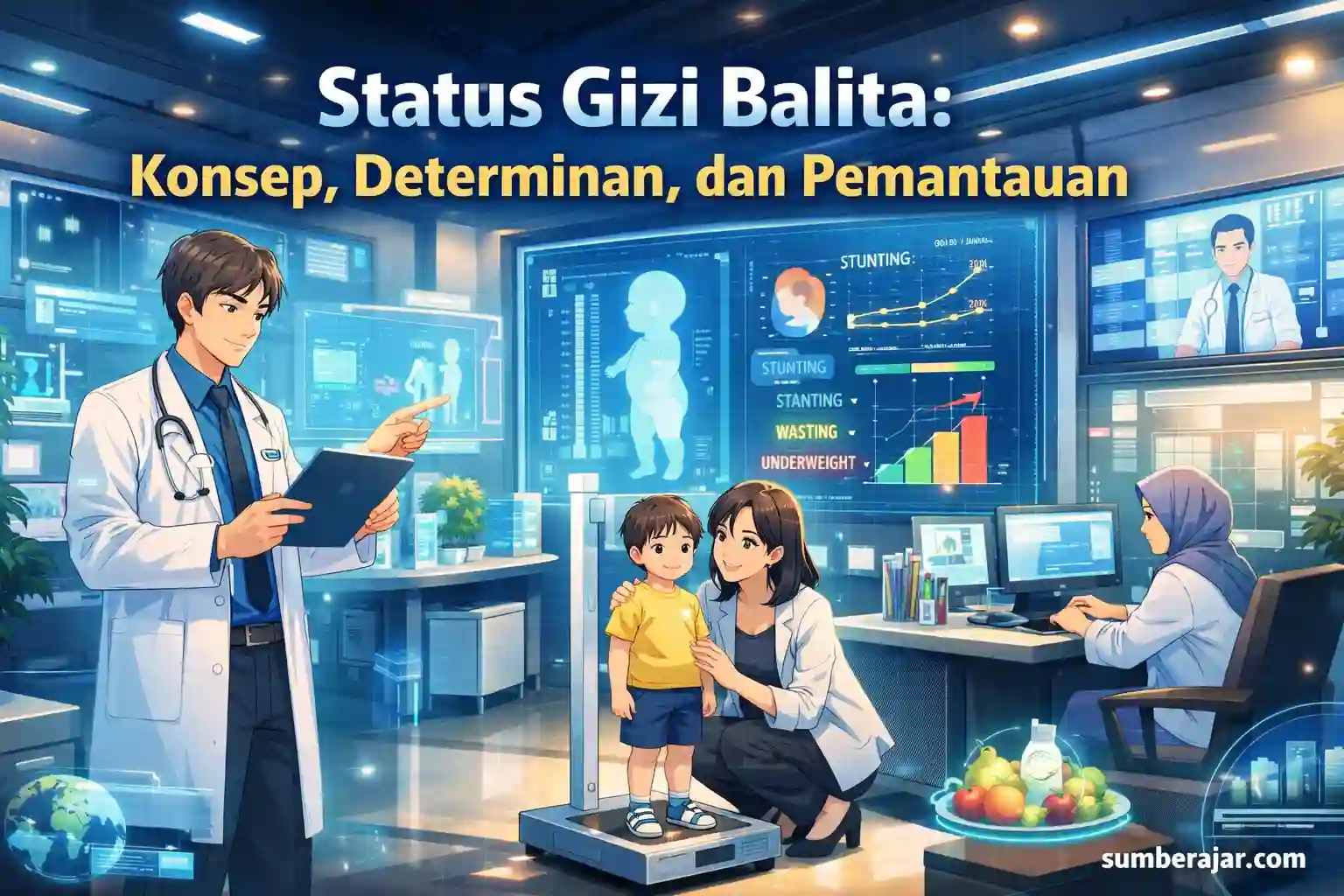 Status Gizi Balita: Konsep, Determinan, dan Pemantauan