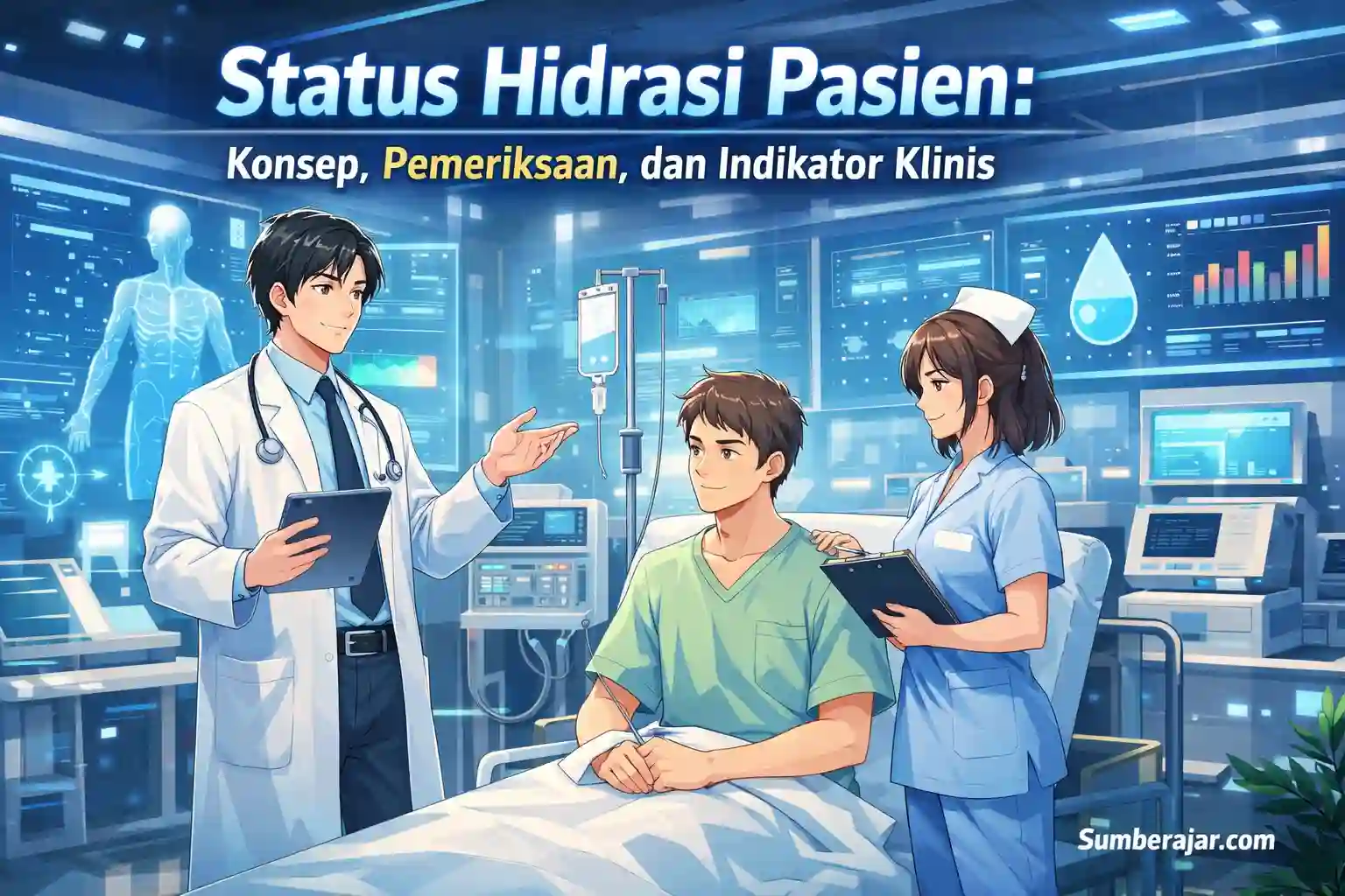 Status Hidrasi Pasien: Konsep, Pemeriksaan, dan Indikator Klinis