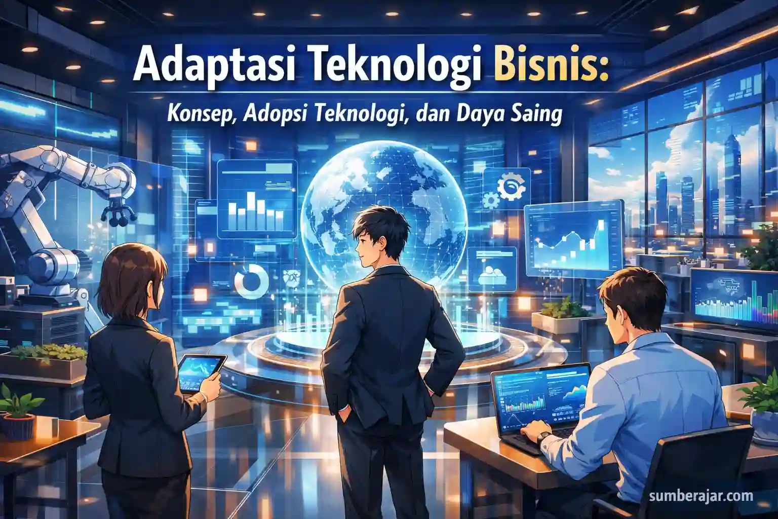 Adaptasi Teknologi Bisnis: Konsep, Adopsi Teknologi, dan Daya Saing