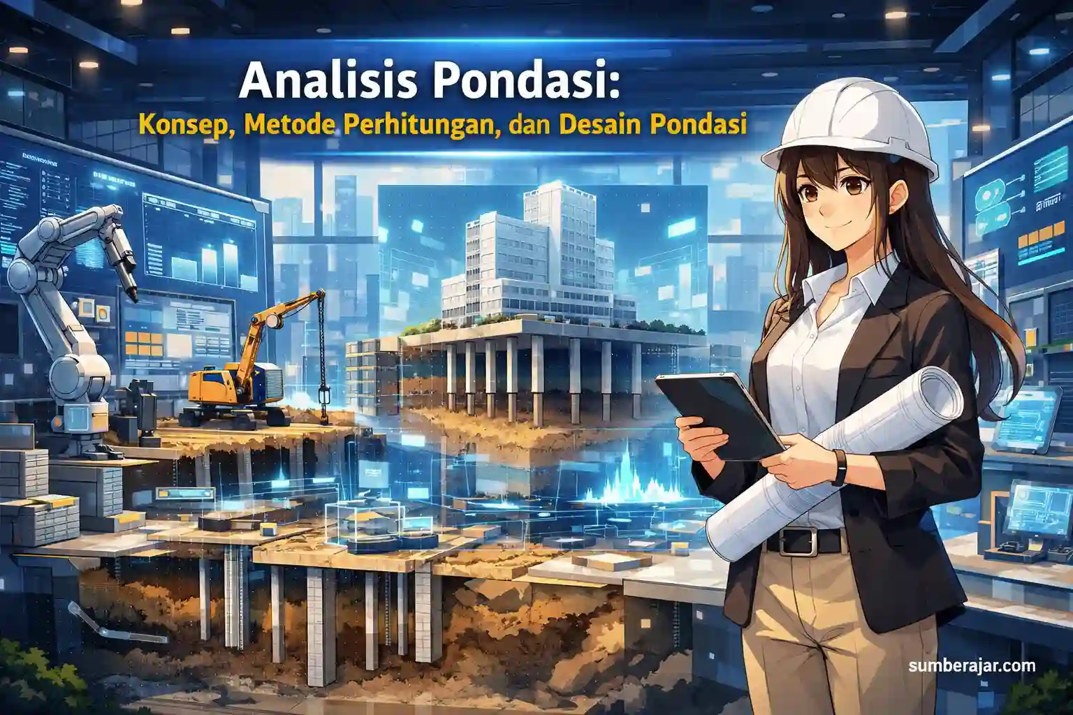 Analisis Pondasi: Konsep, Metode Perhitungan, dan Desain Pondasi - SumberAjar.com
