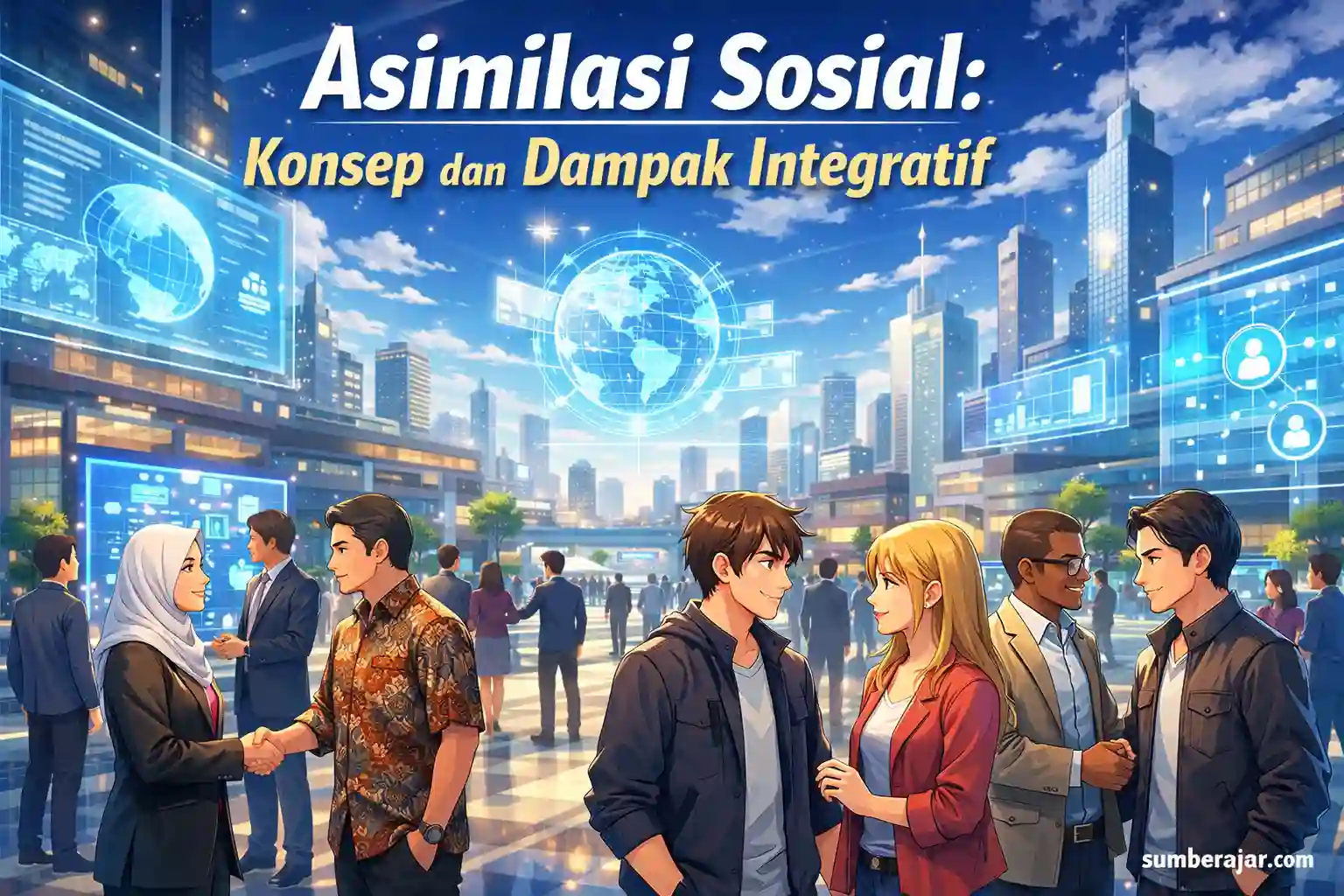 Asimilasi Sosial: Konsep dan Dampak Integratif - SumberAjar.com