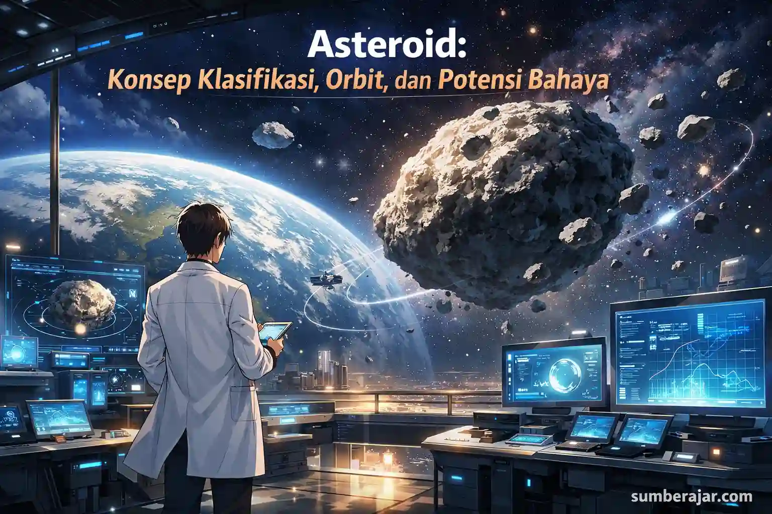 Asteroid: Konsep Klasifikasi, Orbit, dan Potensi Bahaya
