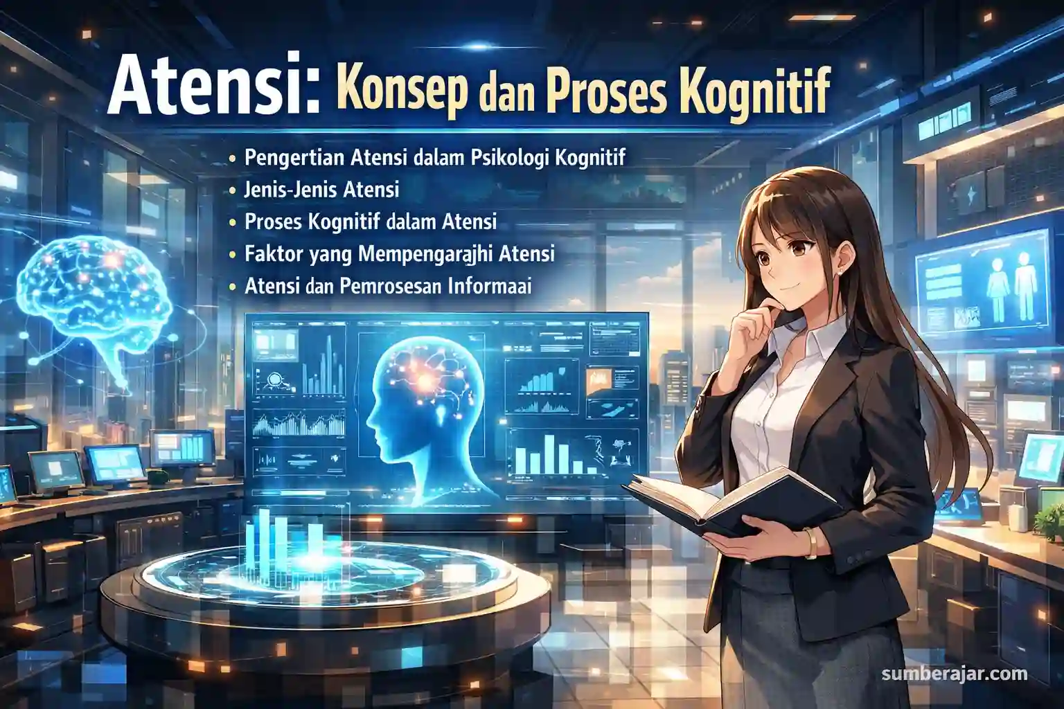 Atensi: Konsep dan Proses Kognitif - SumberAjar.com