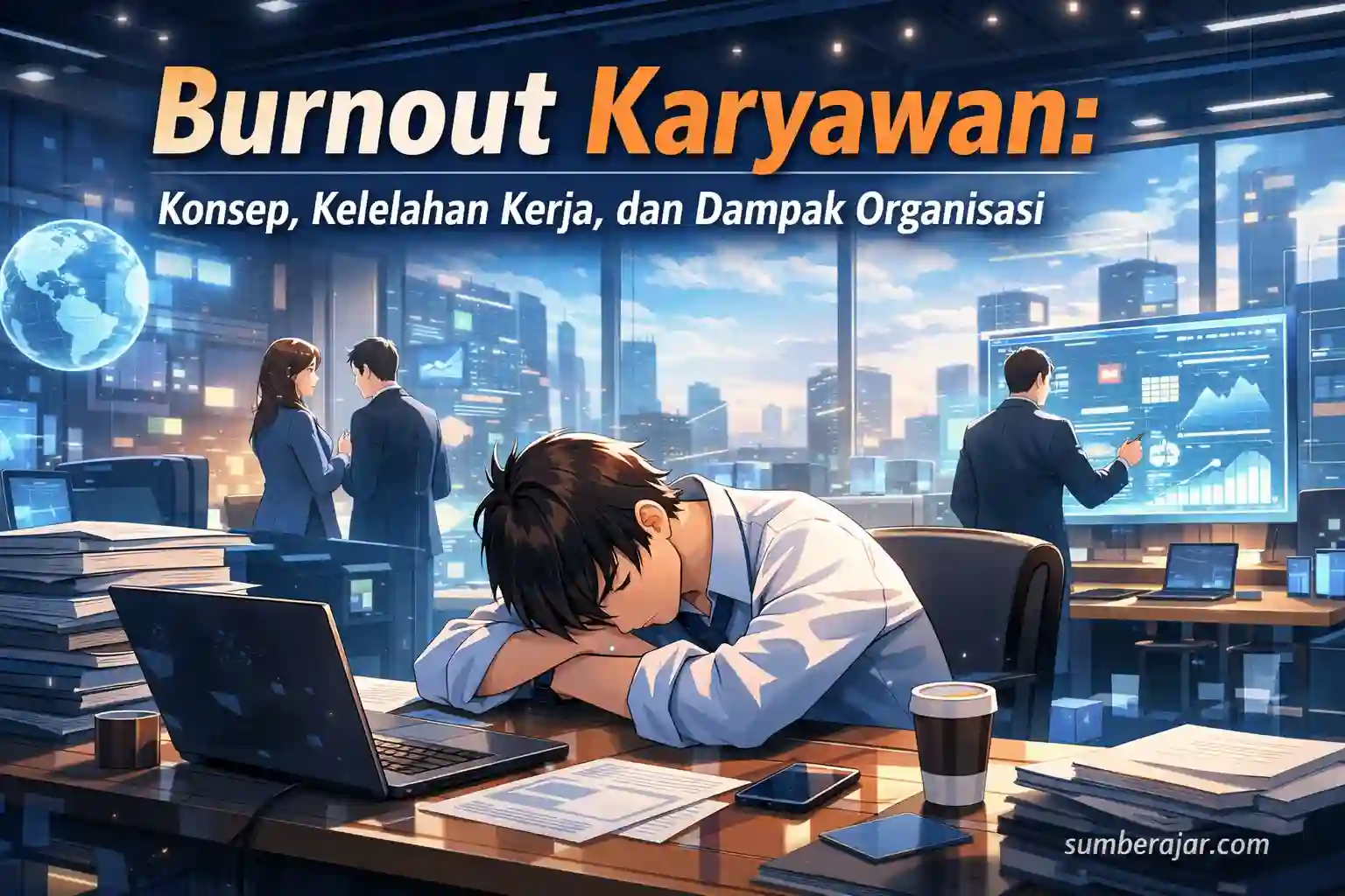 Burnout Karyawan: Konsep, Kelelahan Kerja, dan Dampak Organisasi - SumberAjar.com