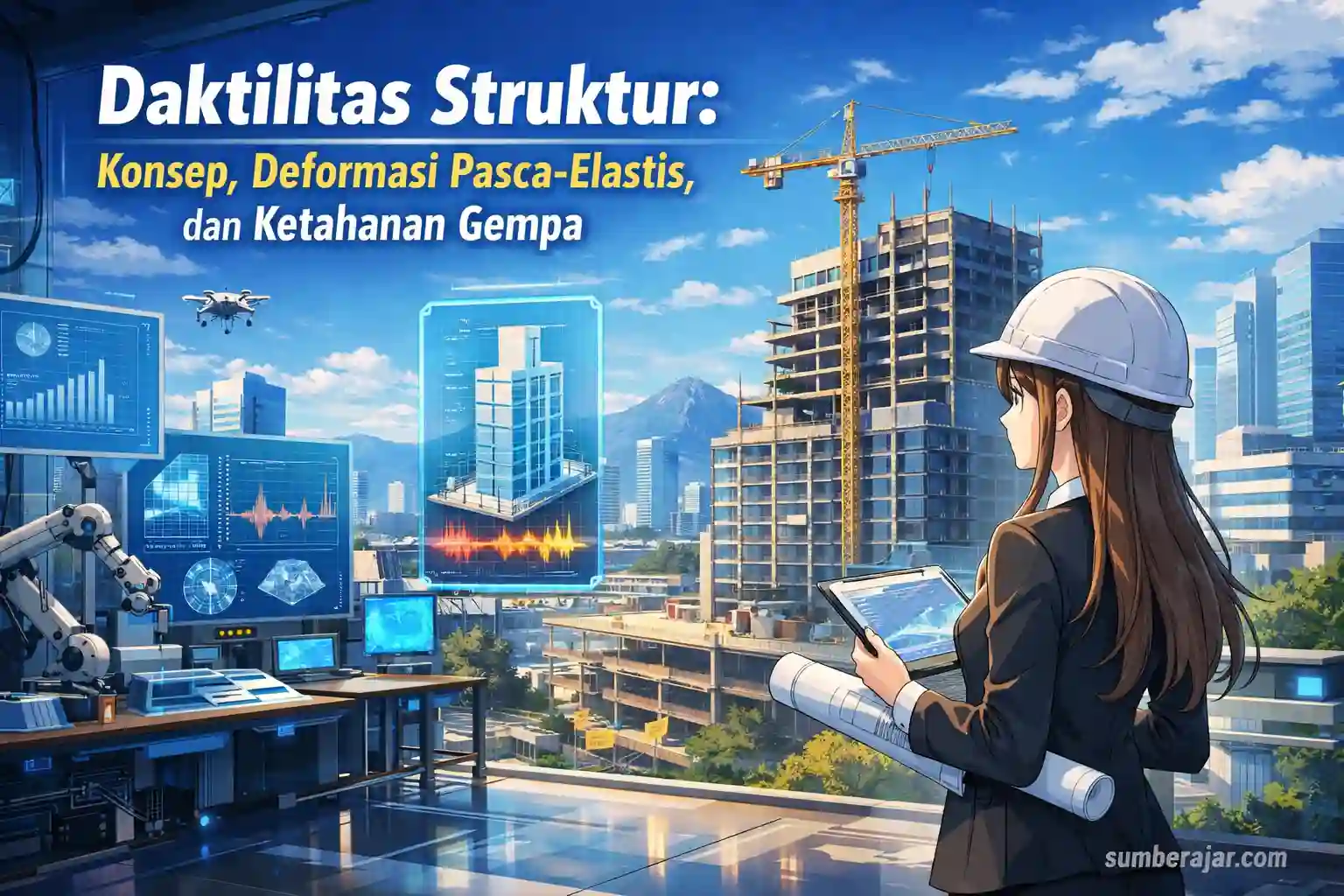 Daktilitas Struktur: Konsep, Deformasi Pasca-Elastis, dan Ketahanan Gempa