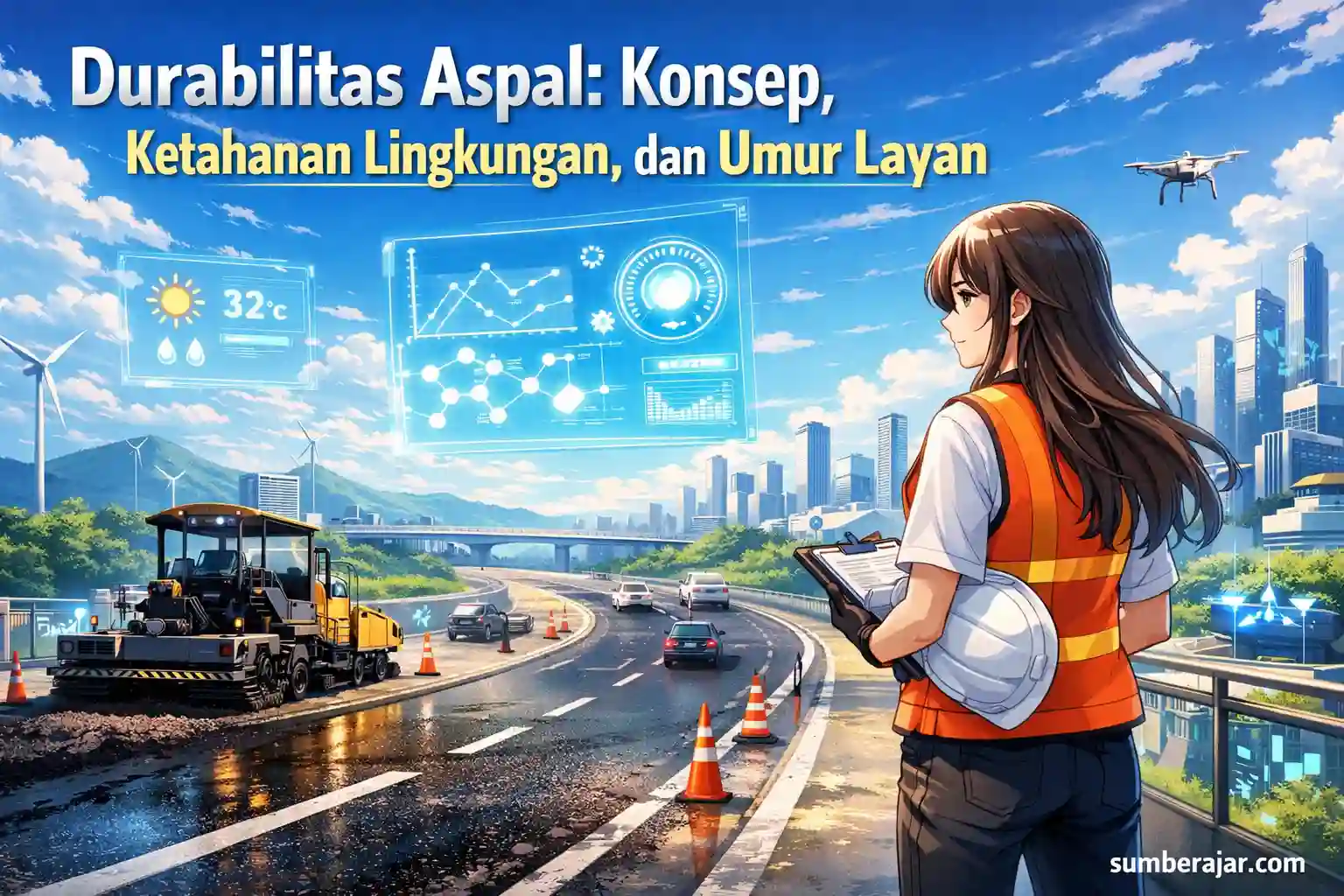 Durabilitas Aspal: Konsep, Ketahanan Lingkungan, dan Umur Layan