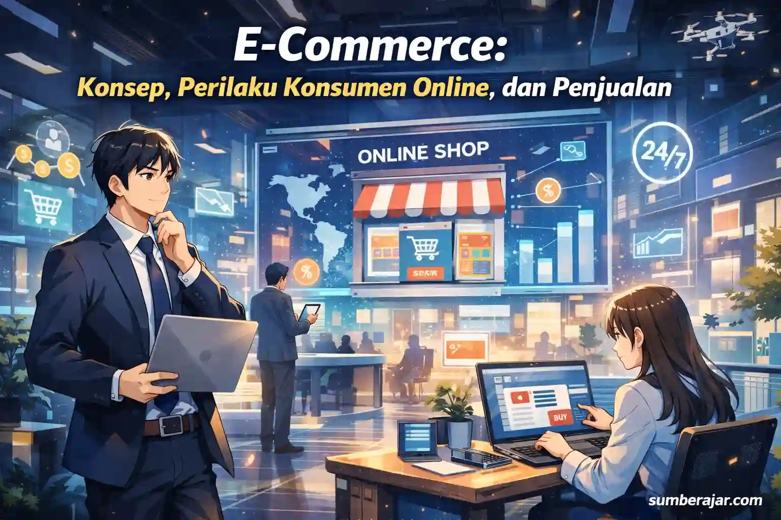E-Commerce: Konsep, Perilaku Konsumen Online, dan Penjualan - SumberAjar.com