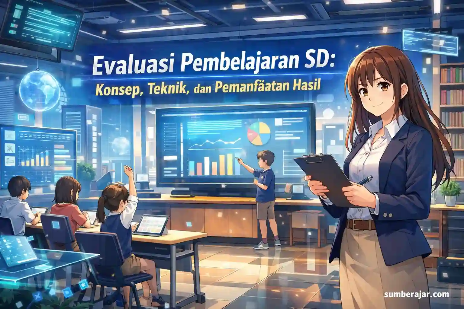 Evaluasi Pembelajaran SD: konsep, teknik, dan pemanfaatan hasil