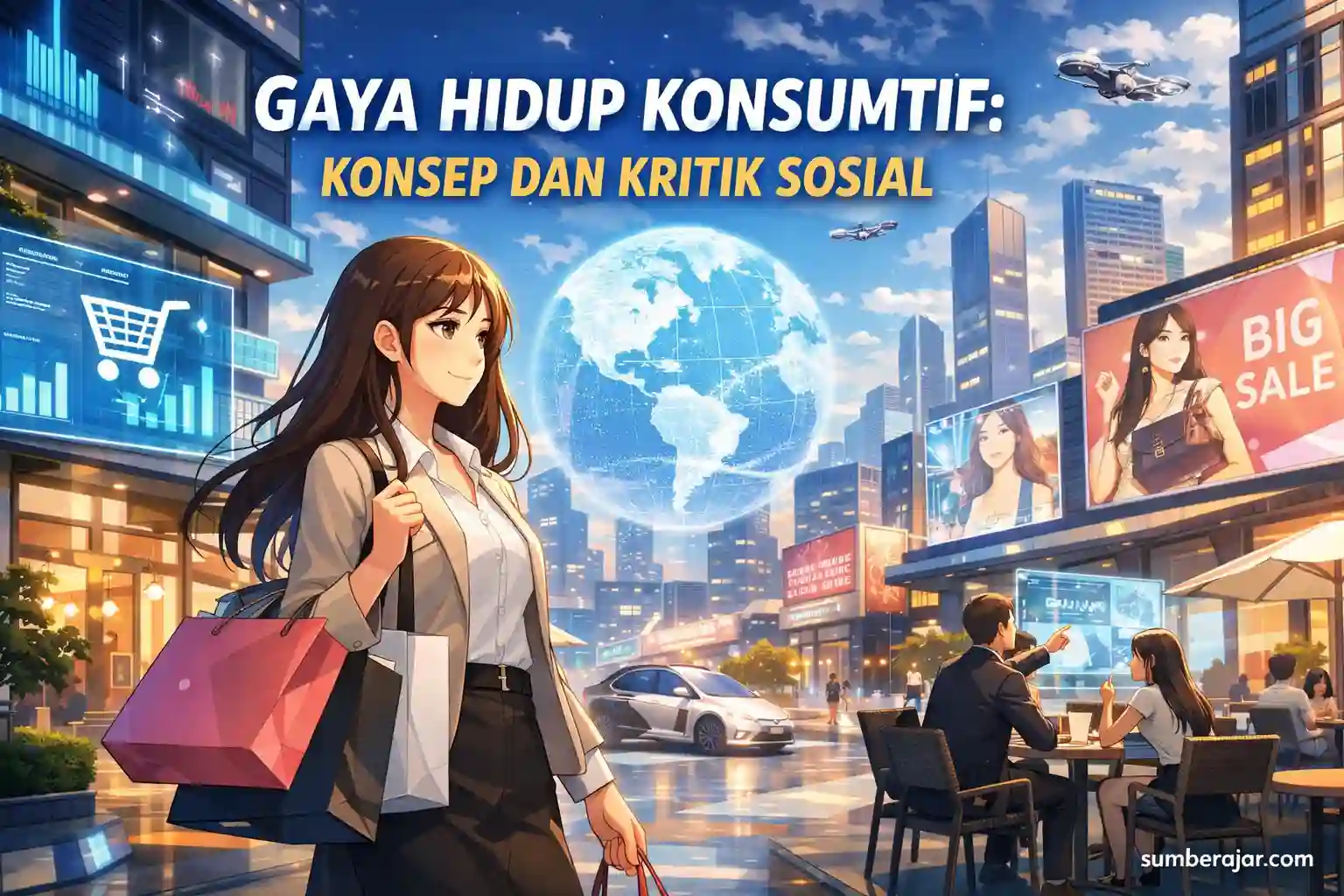 Gaya Hidup Konsumtif: Konsep dan Kritik Sosial - SumberAjar.com